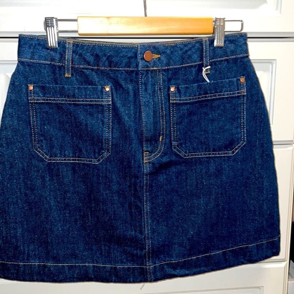 BNWT BODEN denim patch pocket mini skirt - Picture 7 of 14